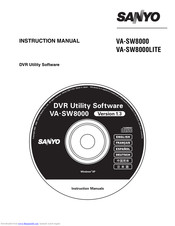 Sanyo VA-SW8000 Instruction Manual