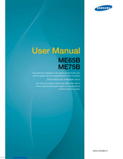 Samsung ME65B User Manual