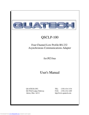 Quatech QSCLP-100 User Manual