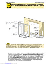 Pella 80JJ0103 Installation Instructions Manual