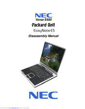 Packard Bell NEC Versa E680 Disassembly Manual