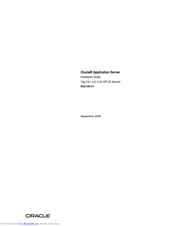 Oracle Application Server B32100-01 Installation Manual