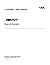 Nec uPD98502 User Manual