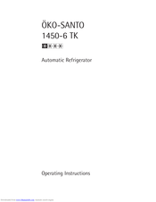 AEG OKO-Santo 1450-6 TK Operating Instructions Manual
