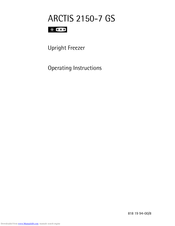 AEG ARCTIS 2150-7 GS Operating Instructions Manual