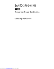 AEG SANTO 3790-6 KG Operating Instructions Manual