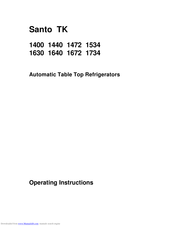 AEG Santo TK 1472 Operating Instructions Manual