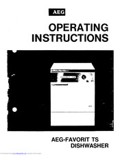 AEG Favorit TS Operating Instructions Manual