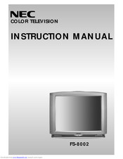 Nec FS-8002 Instruction Manual