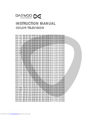 Daewoo DTU-29M5ME Instruction Manual