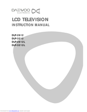 Daewoo DLP-2612 Instruction Manual