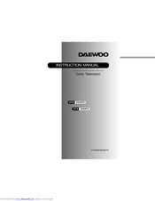 Daewoo DTQ-29X9FS Instruction Manual