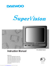 Daewoo Super Vision 21T9 Instruction Manual