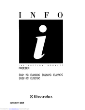 Electrolux EU 2117C Instruction Booklet