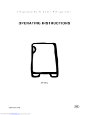 Electrolux ER 1480 U Operating Instructions Manual