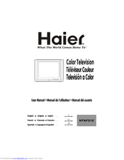 Haier HTAF21C User Manual