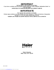 Haier MWG7036RW Owner's Manual