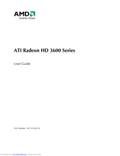 AMD ATI Radeon HD 3600 Series User Manual