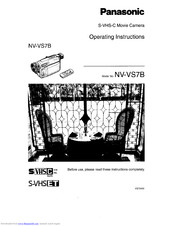 Panasonic NV-VS7B Operating Instructions Manual