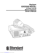 Standard Communications GX2335S NOVA+ Owner's Manual