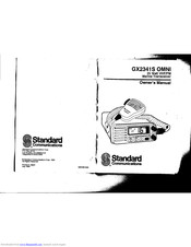 Standard Communications GX2341S OMNI Owner's Manual