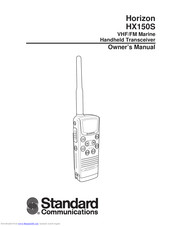 Standard Communications Horizon HX150S Owner's Manual