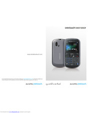 Alcatel One Touch 585 User Manual
