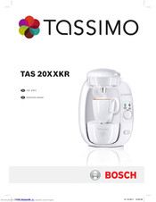 Bosch Tassimo TAS 20XXKR Instruction Manual