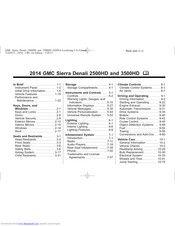 GMC 2014 Sierra Denali 2500HD Owner's Manual