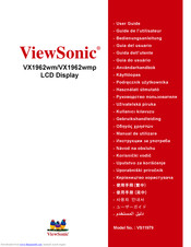ViewSonic VX1962wmp Manualul Utilizatorului