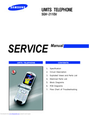 Samsung SGH-Z110V Service Manual