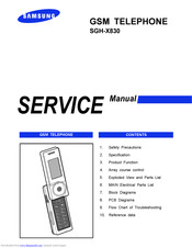 Samsung SGH-X830 Service Manual
