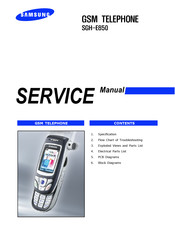 Samsung SGH-E850 Service Manual