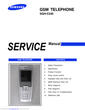 Samsung SGH-C240 Service Manual