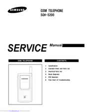 Samsung SGH-S200 Service Manual