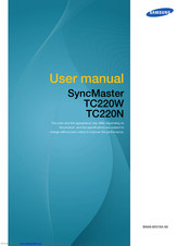 Samsung SyncMaster TC220W User Manual
