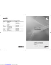 Samsung LA46B550 User Manual