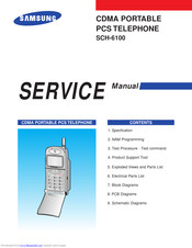 Samsung SCH-6100 - Cell Phone - CDMA Manual