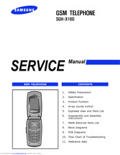 Samsung SGH-X160 Service Manual