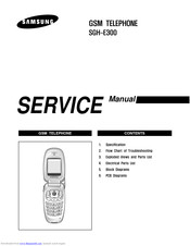 Samsung SGH-E300 Service Manual