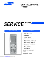 Samsung SGH-B500 Service Manual
