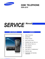 Samsung SGH-J210 Service Manual