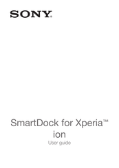 Sony Xperia ion Smartdock User Manual