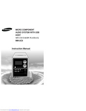 Samsung MM-UC8 Instruction Manual