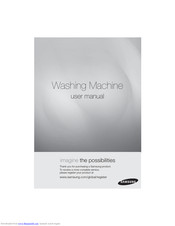 Samsung WA90U3 User Manual