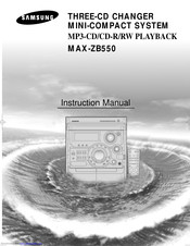Samsung MAX-ZB550 Instruction Manual