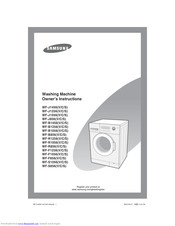 Samsung WF-J1056V Owner's Instructions Manual