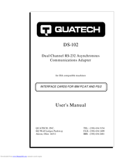 Quatech DS-102 User Manual