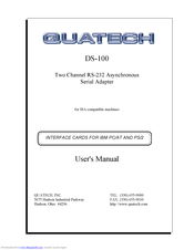 Quatech DS-100 User Manual