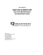 Quatech SSCF-100 User Manual